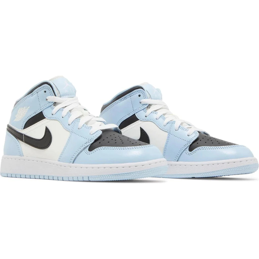 Jordan 1 Mid Ice Blue (GS) Women's